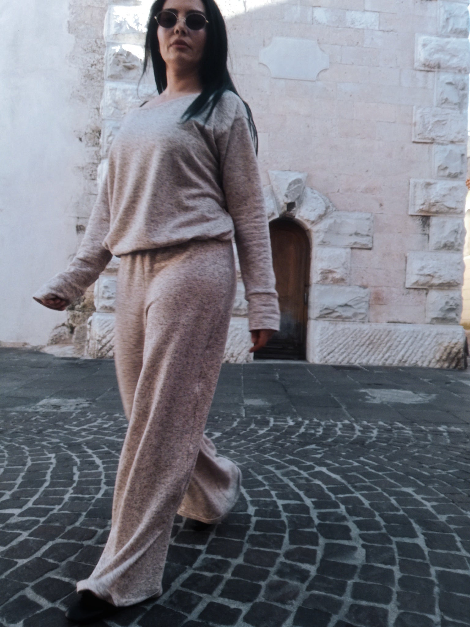 haut soie pantalon satin - boldas jupe boldas