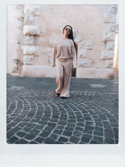 haut soie pantalon satin - boldas jupe boldas