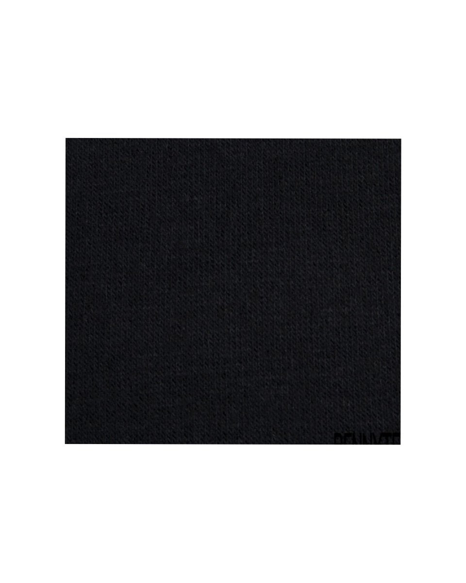 Tissu Noir Charbon laine et modal