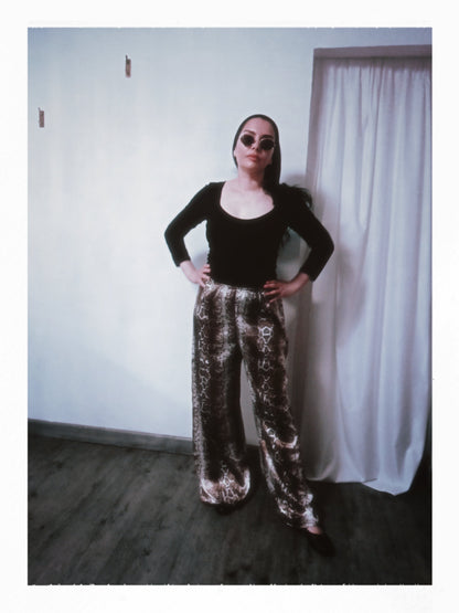 haut soie pantalon satin - boldas jupe boldas